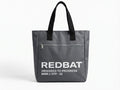 Redbat Graphic Printed Canvas Tote Bag with Front Zip Pock