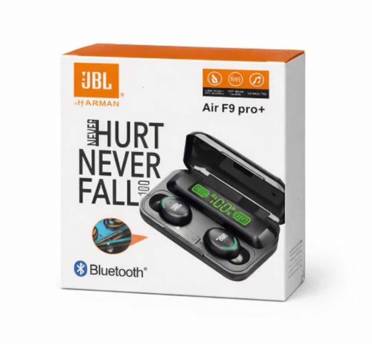 JBL Wireless Bluetooth Earphones with LED Power Display Charging Case
