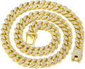 Gold Iced Cuban Link Chain