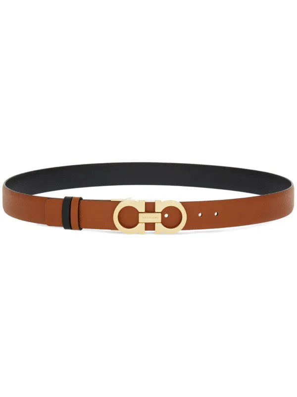 Ferragamo reversible and adjustable Gancini belt