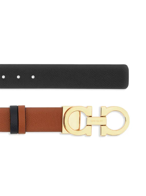 Ferragamo reversible and adjustable Gancini belt
